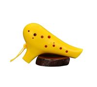 Mini Ocarina 12-hole ocarina alto ac tune school music store performance musical instrument plastic upgrade matte yellow