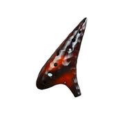 Mini Ocarina 12 Hole Ocarina Alto C Beginner Instrument(Amber Yellow)