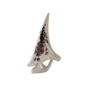 Mini Ocarina 12-hole ocarina alto C hand-painted peony twelve-hole cracked ocarina fully equipped