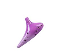 Mini Ocarina 12-hole ocarina alto C key AC professional playing instrument Zijang + full set of accessories