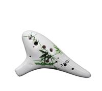 Mini Ocarina 12-hole ocarina alto C key hand-painted professional ocarina pitch and tone good teaching wholesale(7)