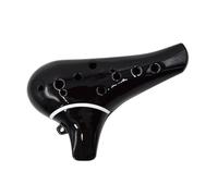 Mini Ocarina 12 Hole Ocarina Alto C Ocarina Legend Black and White Style Beginner's Instrument(Color:1)