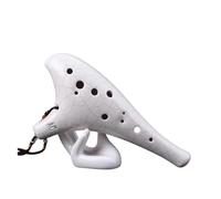 Mini Ocarina 12-hole ocarina Beginner's alto ac key students' introduction to professional playing of 12-hole ocarina(Color:1)