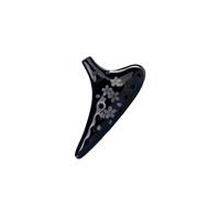 Mini Ocarina 12 Hole Ocarina-Glossy Ocarina Instrument Instrument Ocarina Musical Instrument Black Pottery Ocarina-Tonghua AC