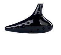 Mini Ocarina 12-hole ocarina - glossy ocarina instrument musical instrument ocarina music sheet black pottery 12-hole
