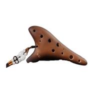 Mini Ocarina 12 Hole Ocarina Smoldering Treble C Key Flute Ocarina Handmade Treble Ceramic Ocarina Instrument