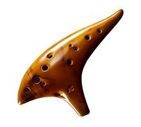 Mini Ocarina 12 Hole Professional Ocarina Stable Alto C Ocarina with Protective Bag Instrument(Color:2)