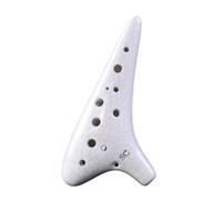 Mini Ocarina 12-hole rice soldered ocarina SC sound beginner teaching ocarina 12-hole sound quality ocarina with bag(Color:3)
