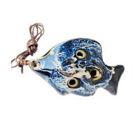Mini Ocarina 12-hole rice welded ocarina alto C key beginners teaching smooth ocarina sound quality ocarina(Color:3)