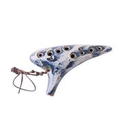 Mini Ocarina 12-hole rice welded ocarina alto C key beginners teaching smooth ocarina sound quality ocarina(Color:5)