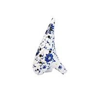 Mini Ocarina 12-hole SC key blue and white model-Professional grade ocarina instrument 12-hole ocarina