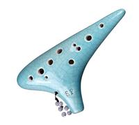 Mini Ocarina 12-hole SF green cracked flute professional beginner's fumigation performance performance level 12-hole SF fumigation