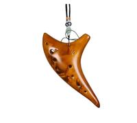 Mini Ocarina 12-hole straw smoked ocarina in alto C for beginners to teach with accurate timbre(2)
