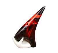 Mini Ocarina 12-hole white cracked ocarina musical instrument ocarina agate color alto AC tune ocarina