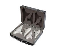 Mini Ocarina 4 Piece 12 Hole Ocarina Professional Instruments Offers Legendary Ceramic Ocarina Accessories(Color:3)