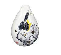 Mini Ocarina 6-hole AF key ocarina for teaching hand-painted ocarina porcelain flute(4)