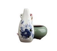 Mini Ocarina 6-hole alto F key ocarina handmade ceramic classical musical instrument professional ocarina(Color:1)