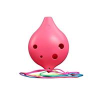 Mini Ocarina 6-hole ocarina short mouth plastic alto C plastic six-hole AC for beginners(Color:3)