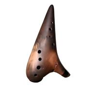 Mini Ocarina 7 PCS Ceramic 12 Hole Alto C Key Professional Ocarina Chinese Flute Instrument AC SF SG SC AF BC(Color:AF)