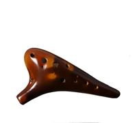 Mini Ocarina Amber Yellow 12 Hole Ocarina Alto C AC Musical Instrument