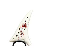 Mini Ocarina Beginner ceramic wintersweet hand-painted AC alto professional ocarina 12-hole instrument