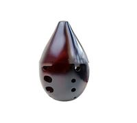 Mini Ocarina Beginner's introduction to ten-hole xun ancient xun purple sand ocarina instrument E key F key G key(Ｇ调大漆)