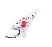 Mini Ocarina Beginner's Ocarina 12-hole professional instrument smoked ocarina school teaching crafts(1)