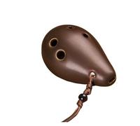 Mini Ocarina Beginner's Ocarina 6-Hole Treble SC Tuned Round Ocarina Multi-Color Ocarina(2)