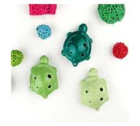 Mini Ocarina Beginner's small ceramic ocarina 6 holes alto C(Color:2)