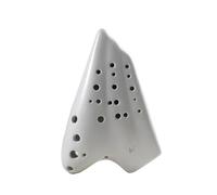 Mini Ocarina Beginner's unfired performance ocarina alto C key professional ultra-wide instrument AC three-tube unfired