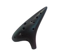 Mini Ocarina Black pottery 12-hole AC ocarina 12-hole beginner's entry alto C key