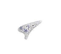 Mini Ocarina Blue and white porcelain gold-painted ocarina 12-hole key alto G key beginner professional performance