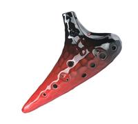 Mini Ocarina Blue S/G treble G12 hole sea wave beginner with teaching materials performance level(3)