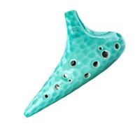 Mini Ocarina Blue S/G treble G12 hole sea wave beginner with teaching materials performance level(4)