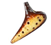 Mini Ocarina Blue S/G treble G12 hole sea wave beginner with teaching materials performance level(5)