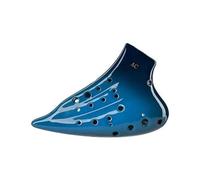 Mini Ocarina Carefully Polished Triple Ocarina Alto C Ceramic Ocarina Ocarina Professional(Color:1)