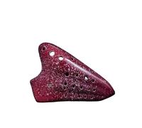 Mini Ocarina Ceramic Professional Ocarina Alto C Key Colorful Triple Ocarina AC 3 Tube 16 Hole Vintage Rare Instrument(Color:8)