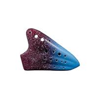 Mini Ocarina Ceramic Professional Ocarina Alto C Key Colorful Triple Ocarina AC 3 Tube 16 Hole Vintage Rare Instrument(Color:3)
