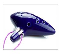 Mini Ocarina Classic 12 hole alto C bright ceramic woodwind legendary ocarina