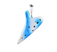 Mini Ocarina Colorful cracked twelve-hole ocarina alto C key 12 holes AC key professional playing instrument for beginners and students
