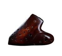 Mini Ocarina Dark red smoked three-tube AC ocarina professional performance ocarina instrument wide range flute
