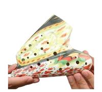 Mini Ocarina Deluxe Triple Ocarina Alto C Key Professional Ocarina Rare Beginner Music(Color:3)