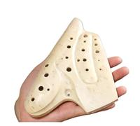 Mini Ocarina Deluxe Triple Ocarina Alto C Key Professional Ocarina Rare Beginner Music(Color:4)