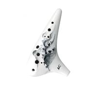 Mini Ocarina Fengya Ocarina 12-hole alto C tone relief ceramic ocarina musical instrument student beginner ocarina(Color:6)