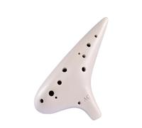 Mini Ocarina Frosted beige ocarina 12 holes AC tone frosted series 12 holes AC frosted