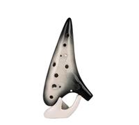 Mini Ocarina Gradient black ocarina 12-hole alto C key with beautiful and accurate tone Beginner teaching ocarina