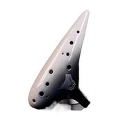 Mini Ocarina Gradient color ocarina 12 hole alto AC handmade ceramic ocarina beginner ocarina porcelain advanced(Color:3)