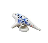 Mini Ocarina Hand-painted 12-hole ocarina alto C key SF ethnic flute for beginners(1)