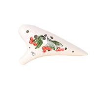 Mini Ocarina Hand-painted printed alto C ocarina 12-hole alto C fine performance flute