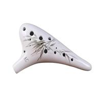 Mini Ocarina Hand-painted Twelve Hole Ocarina Ceramic Making National Instrument 12 Hole Ocarina Beginner Teaching with Tutorial(4)